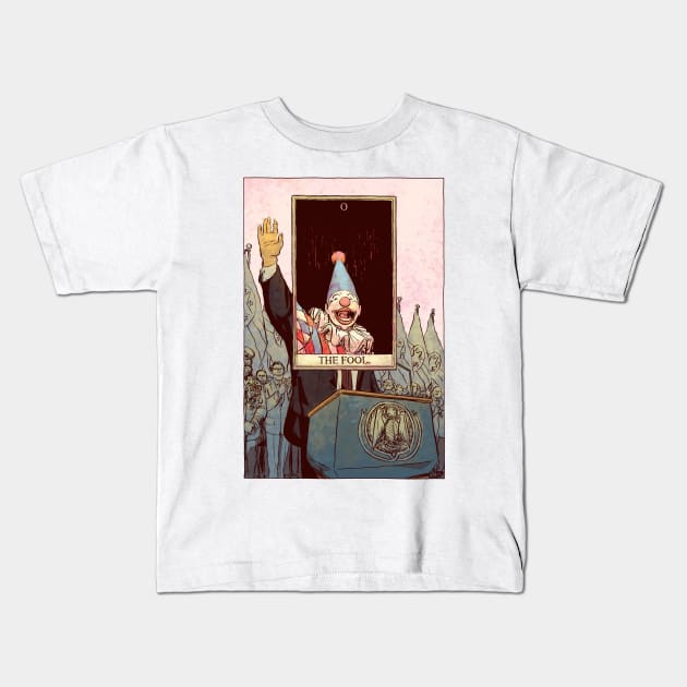 The Fool. Kids T-Shirt by jesse.lonergan